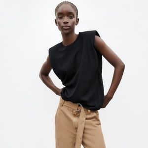 Zara Shoulder Pad Top